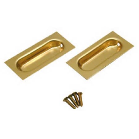 Perfectpatio 40-3PPK2 1.38 in. Brass Door Pull, 2PK PE878692